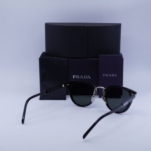 Prada PR17YS 1AB03R Cat Eye Sunglasses – Black/Green Polarized - Picture 10 of 10
